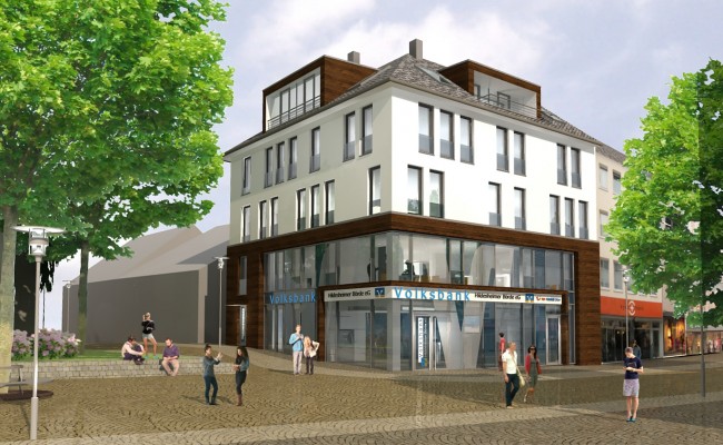 Volksbank in der Hildesheimer Innenstadt | 