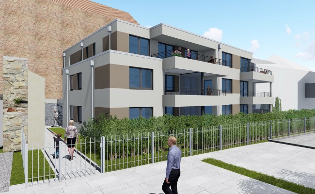 Neubau eines Mehrfamilienhauses in der Theaterstraße | 