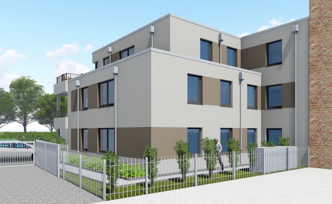 Neubau eines Mehrfamilienhauses in der Theaterstraße | 