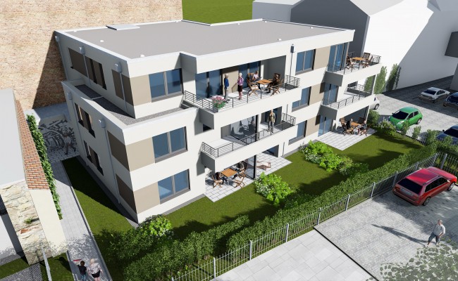 Neubau eines Mehrfamilienhauses in der Theaterstraße | 