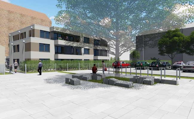 Neubau eines Mehrfamilienhauses in der Theaterstraße | 