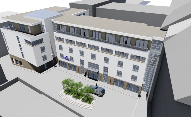 Aufstockung des Van der Valk Hotels | 