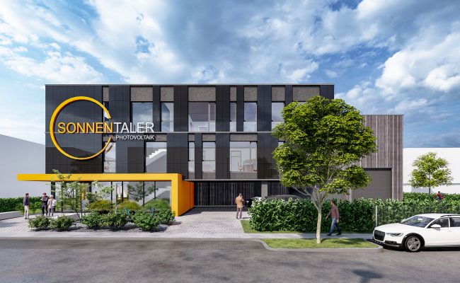 Sonnentaler – Neubau eines Bürogebäudes mit Lagerhalle | 