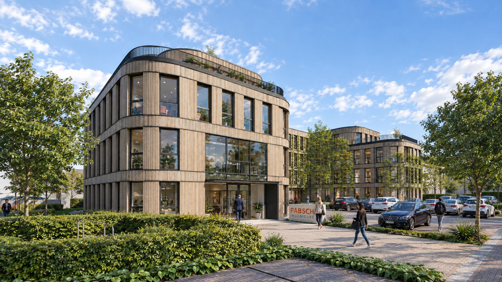 Neubau Firmenzentrale Pabsch Ingenieure | JUNG MARHEINEKE - Architekturbüro, Innenarchitekturbüro Hildesheim