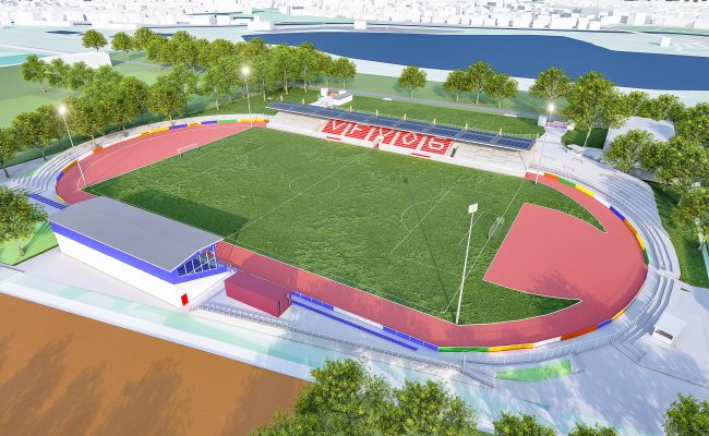 Um- und Neubau des Friedrich-Ebert-Stadions | Bauabschnitt 1