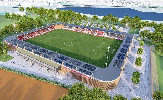 Um- und Neubau des Friedrich-Ebert-Stadions | Bauabschnitt 4