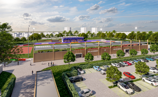 Um- und Neubau des Friedrich-Ebert-Stadions | Bauabschnitt 1