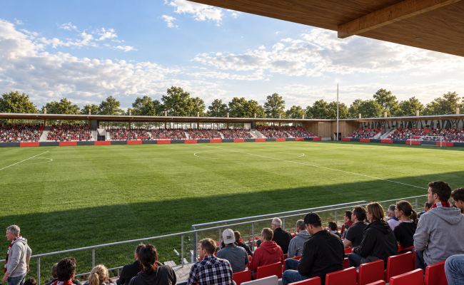 Um- und Neubau des Friedrich-Ebert-Stadions | Perspektive